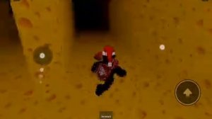 Сырный лабиринт. Убегаю от огромной мышки в ROBLOX