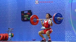 Panida Khamsri (48) - 110kg Clean and Jerk @ 2016 Asian Championships