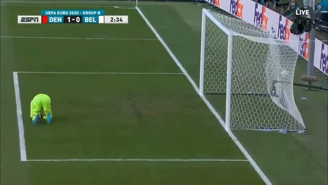 Yurary Poulsen Goal vs Belgium || Denmark 1-0 Belgium || UEFA Euro 2020 смотреть онлайн