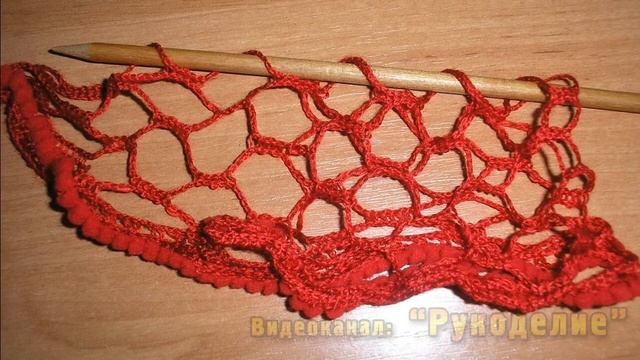 Шарф из ленточной пряжи. Как связать шарф на спицах