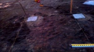 Монтаж забора, планировка участка и подготовка основания под бытовку. Глухово.