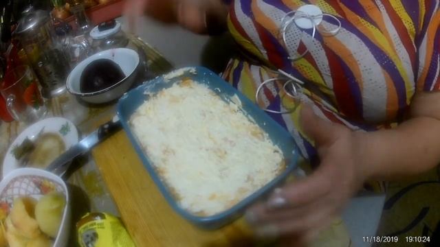 Деревенский салат!Слепила из того,что было!