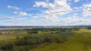 Железнодорожный мост через реку Амур в городе Хабаровск.