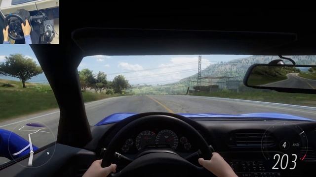 Forza Horizon5 - CHEVROLET CORVETTE Z06 (2002) + Steering Wheel Game Play смотреть онлайн