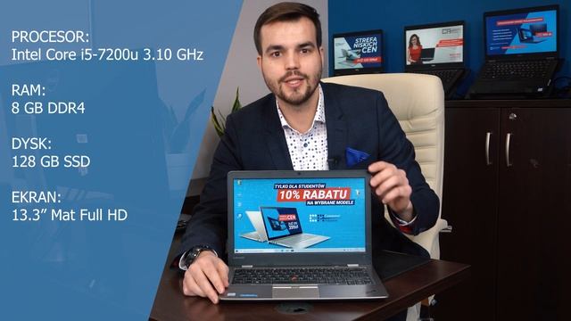 Ultrabook biznesowy - Lenovo ThinkPad 13 G2 | i5-7200u | 8GB | 128 SSD | HD620 | 13.3" FHD смотреть онлайн