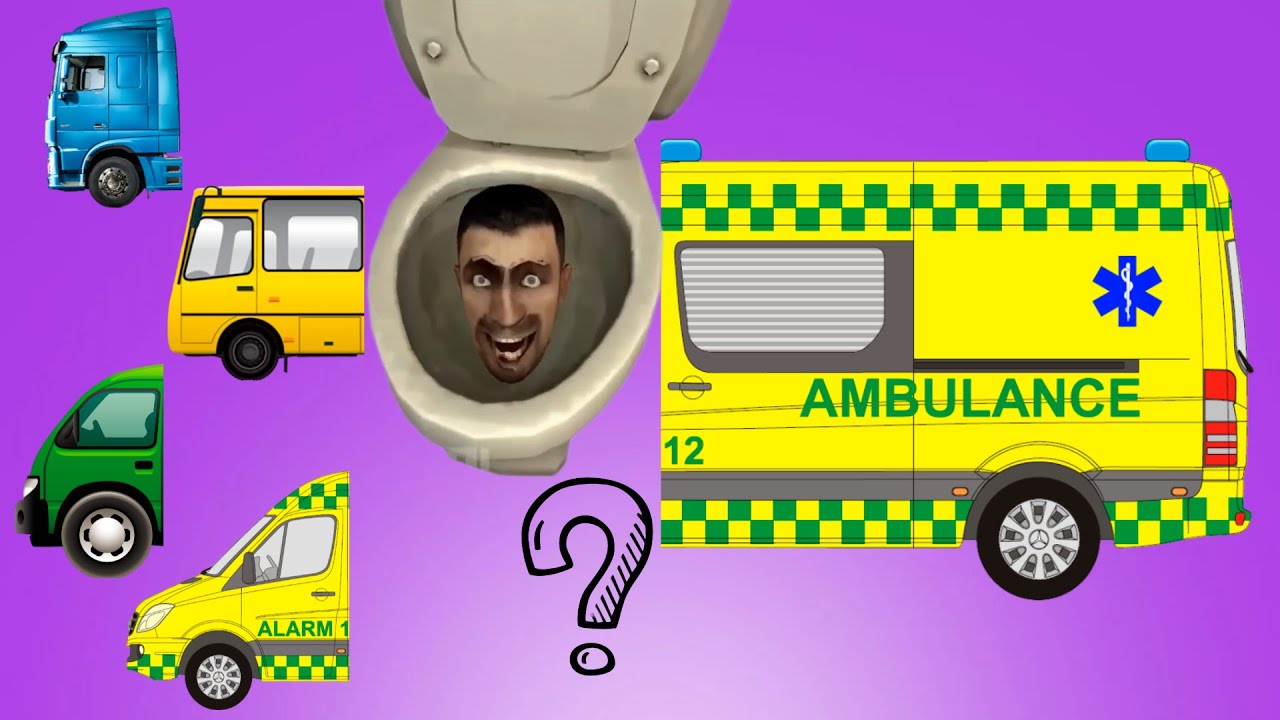 ПРАВИЛЬНО УГАДАЙТЕ ЗНАК МАШИНЫ СКОРОЙ ПОМОЩИ часть 1_ ТУАЛЕТ SKIBIDI и СКОРАЯ ПОМОЩЬ смотреть онлайн