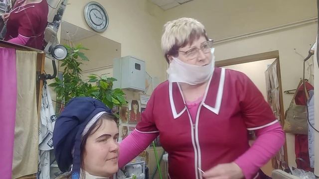 Делаем флисинг + клип ап .высветлям ободок.красим брови. смотреть онлайн