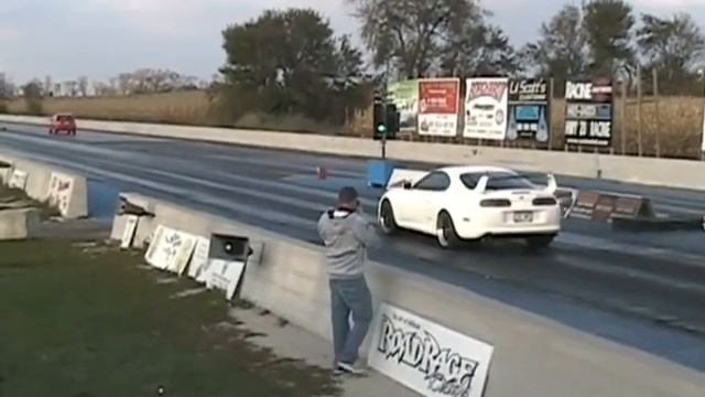 1998 Toyota Supra Great lakes dragway смотреть онлайн