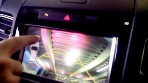 Камера заднего вида  в Toureg RNS850 с функцией  F.P.G + PDC