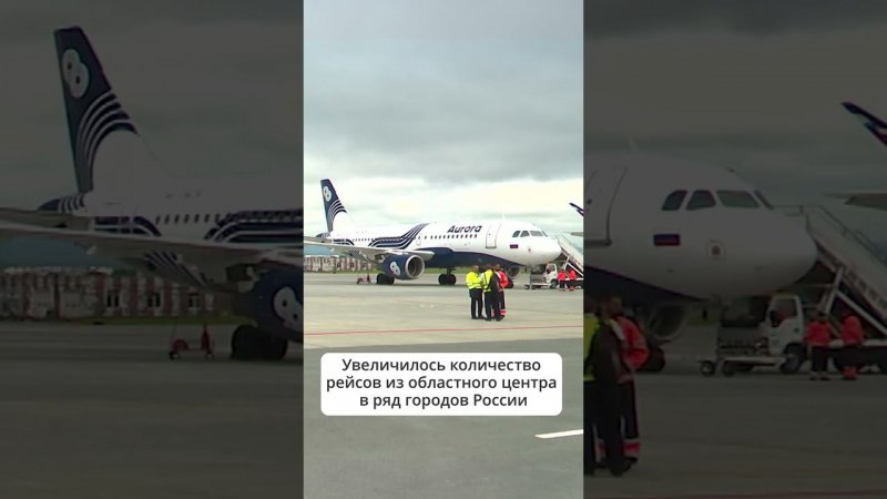 Аэропорт "Южно-Сахалинск" перешел на летнее расписание полетов  #сахалин #аэропорт