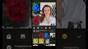 как в программе иншот наложить фото на видео