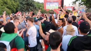 Матч Мексика - Германия в фан-зоне в Москве | FIFA Fan Fest. Mexico vs Germany