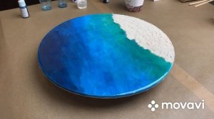 #epoxy #sea #decorations #море #картина из эпоксидной смолы #море из эпоксидной смолы. Часть 1