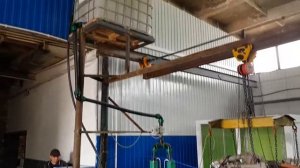Запуск стенда для обкатки двигателей