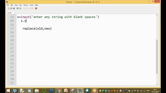 Program To Remove Blank Spaces in a Given String | Remove White Space & Blank Line in python