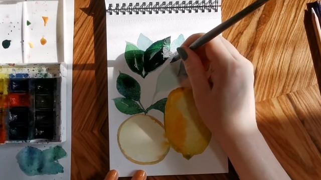 ЛЕТНИЙ МАСТЕР-КЛАСС ПО АКВАРЕЛЬНОЙ ИЛЛЮСТРАЦИИ "ЛИМОН" смотреть онлайн