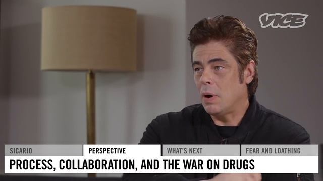 VICE Talks 'Sicario' with Benicio Del Toro смотреть онлайн