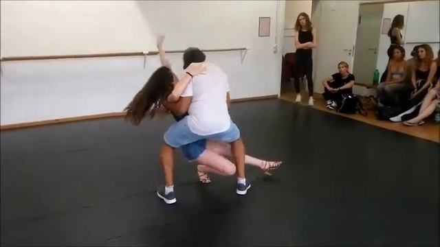 Bachata Moderna Fusion Dance Class in berlin with Ailton Silva and Sara Dias смотреть онлайн
