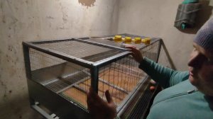 Клетка для кур несушек из       профиля UD