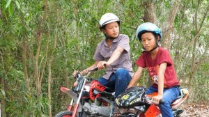 NERF GUN MINI BIKER RACING