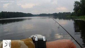 Волжанка Сай, в росте 180 см, по тесту 3-12 грамма. Рыбалка одного заброса .