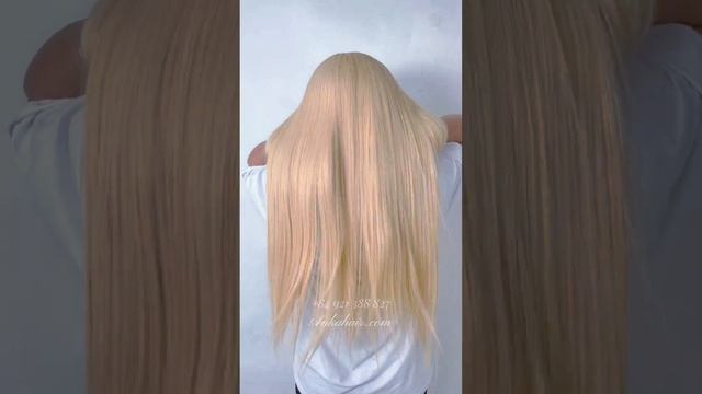 Blonde wig by Ankahair +84921388827 #humanhair #hairfactory #wigstore #hairshop #hairwig #shorts