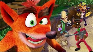 Крэш против трех боссов!!!ФИНАЛ!