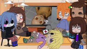 Реакция персонажей Sally Face на ребенка в жёлтом |Sally Face|~Gacha club ~×Fake salo×