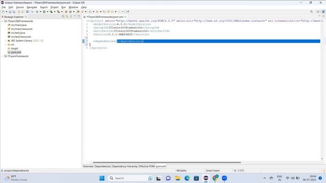 Selenium Real time Project Framework – #1 Create Maven Project