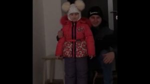 Щенок Хаски.Реакция ребёнка на собаку