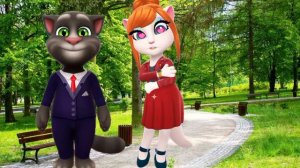 Анжела и Том встретились в парке !!!!!?? ( вот это да !!!!!  ) 🙀🙀🙀 ЧАСТЬ 2