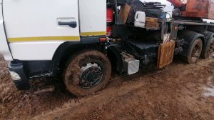 автокран клинцы 25т маз и глина после дождя