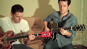 That's Alright Mama - Rockabilly Guitar Lesson - 2 Guitars Harmonizing