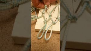 Плетение сетки для бильярда или баскетбольного кольца!