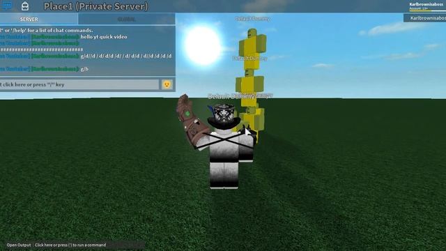 Roblox Infinity Gauntlet Script FE смотреть онлайн