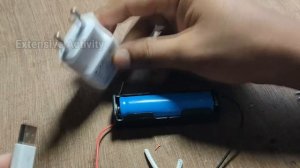 3.7V DC to 220V AC inverter circuit with Mobile charger transforme ll Simple Circuit Diagram