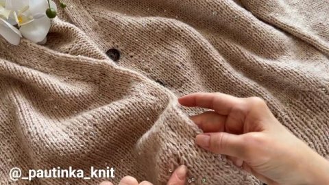 Шов, который может ВСЁ Как делать тамбурный шов и для чего он нужен #_pautinka_knit #шов #каквязать