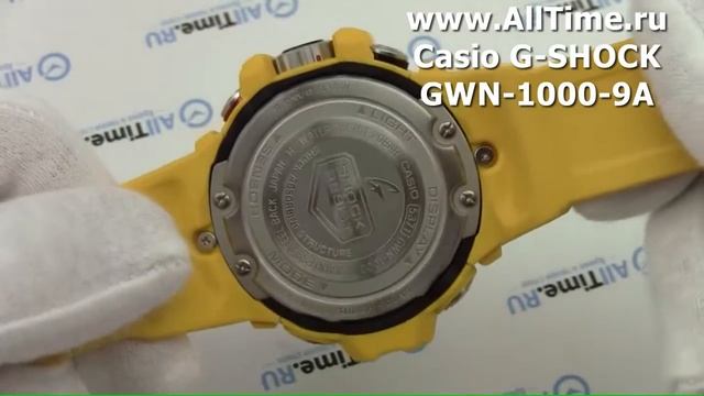 Обзор. Мужские наручные часы Casio G-SHOCK GWN-1000-9A с хронографом смотреть онлайн