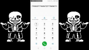 Undertale - Megalovania on phone keypad