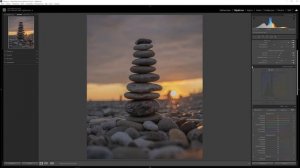 Обработка фото в Lightroom / Минималистичный Пейзаж / Ретушь кривыми Лайтрум