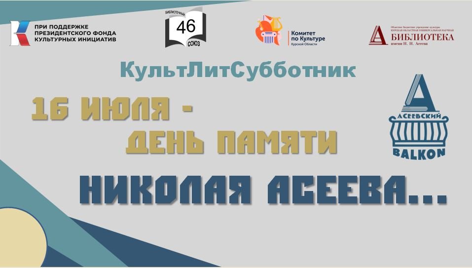 День памяти Николая Асеева