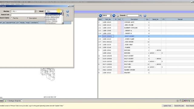 Hyundai Robex Parts Catalog HCE e Catalogue [ VmWare ] смотреть онлайн
