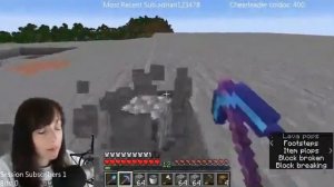 My today streaming for Minecraft