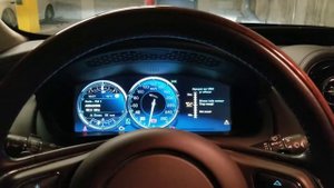 Ягуар (Jaguar XJL) проверить уровень масла и скрытое меню.