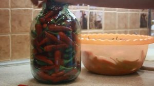 Острый перец на зиму Простой способ