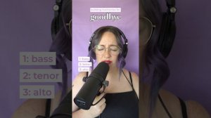 Building harmonies for "Goodbye" by Billie Eilish | #harmonybuilding #acappella