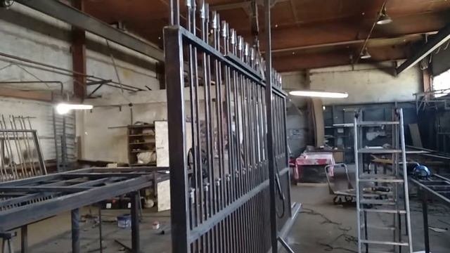 Ворота консольные телескопические