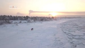 Зимняя сказка на острове Ягры