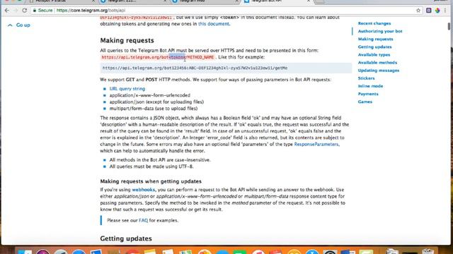 Lesson 3 A Look at Telegram Online Documentaion смотреть онлайн