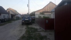 Установили лебедку на ниву от квадрацикла
